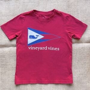 Toddler Boy or Girl Vineyard Vines Red Crew Neck Short Sleeve Red Tshirt 4T